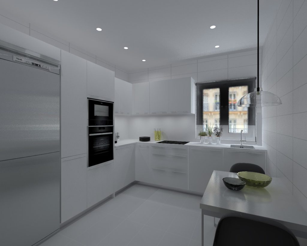 Cocina Santos Modelo Ariane encimera Compac