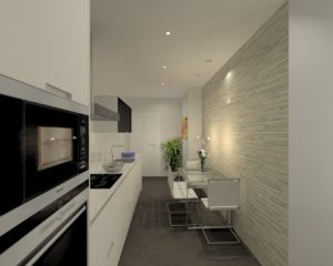 Cocina Minos E con encimera Neolith