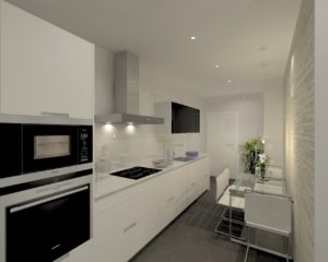 Cocina Minos E con encimera Neolith