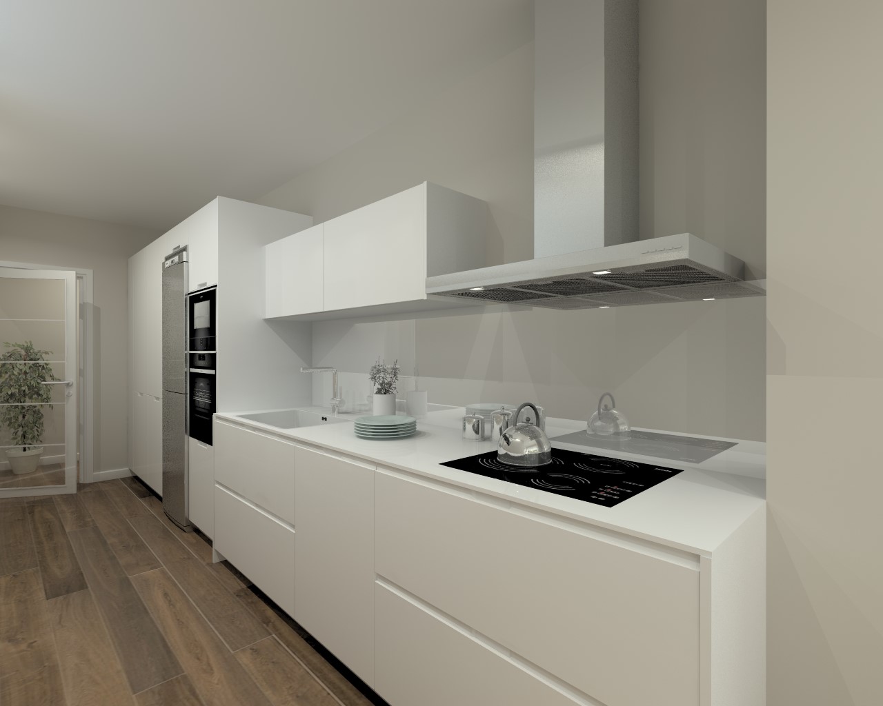 Proyecto cocina blanca