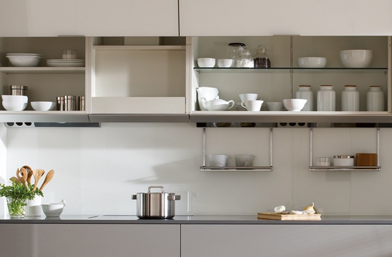 Muebles altos cocina | Puertas abatibles, basculantes, plegables