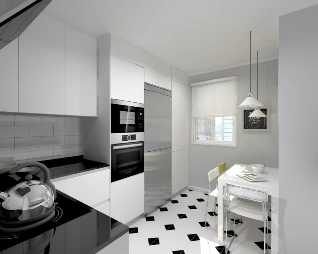 El contraste del blanco con el negro