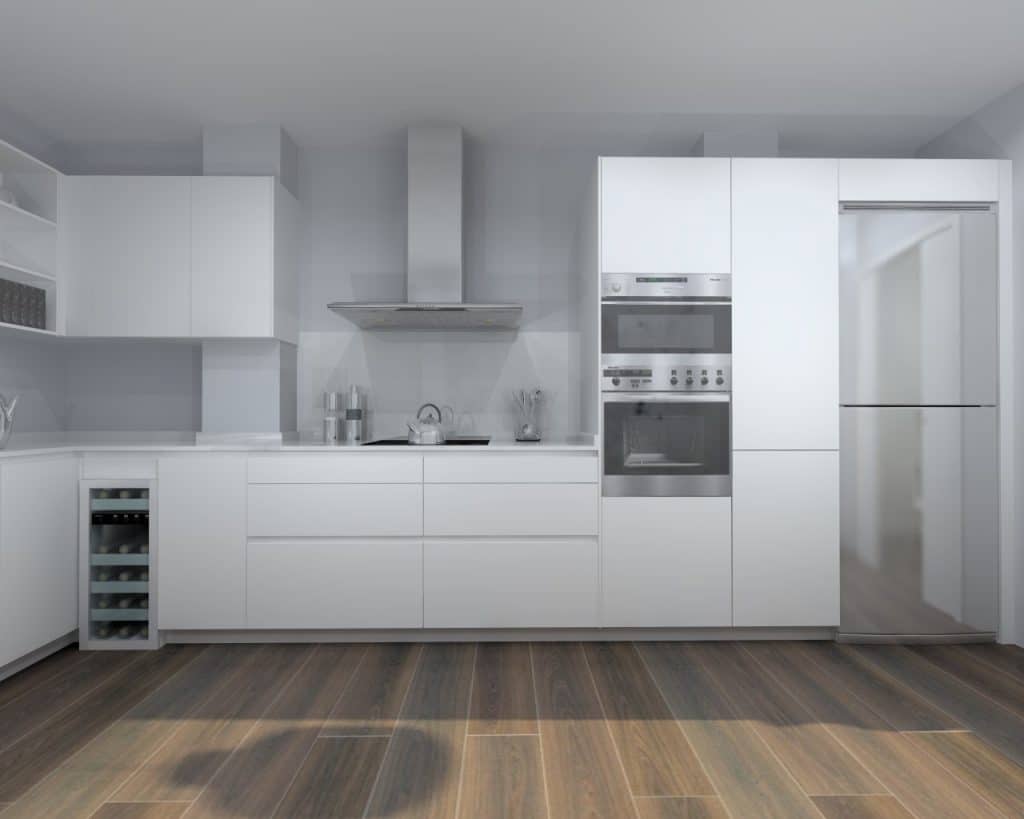 El papel pintado en cocinas