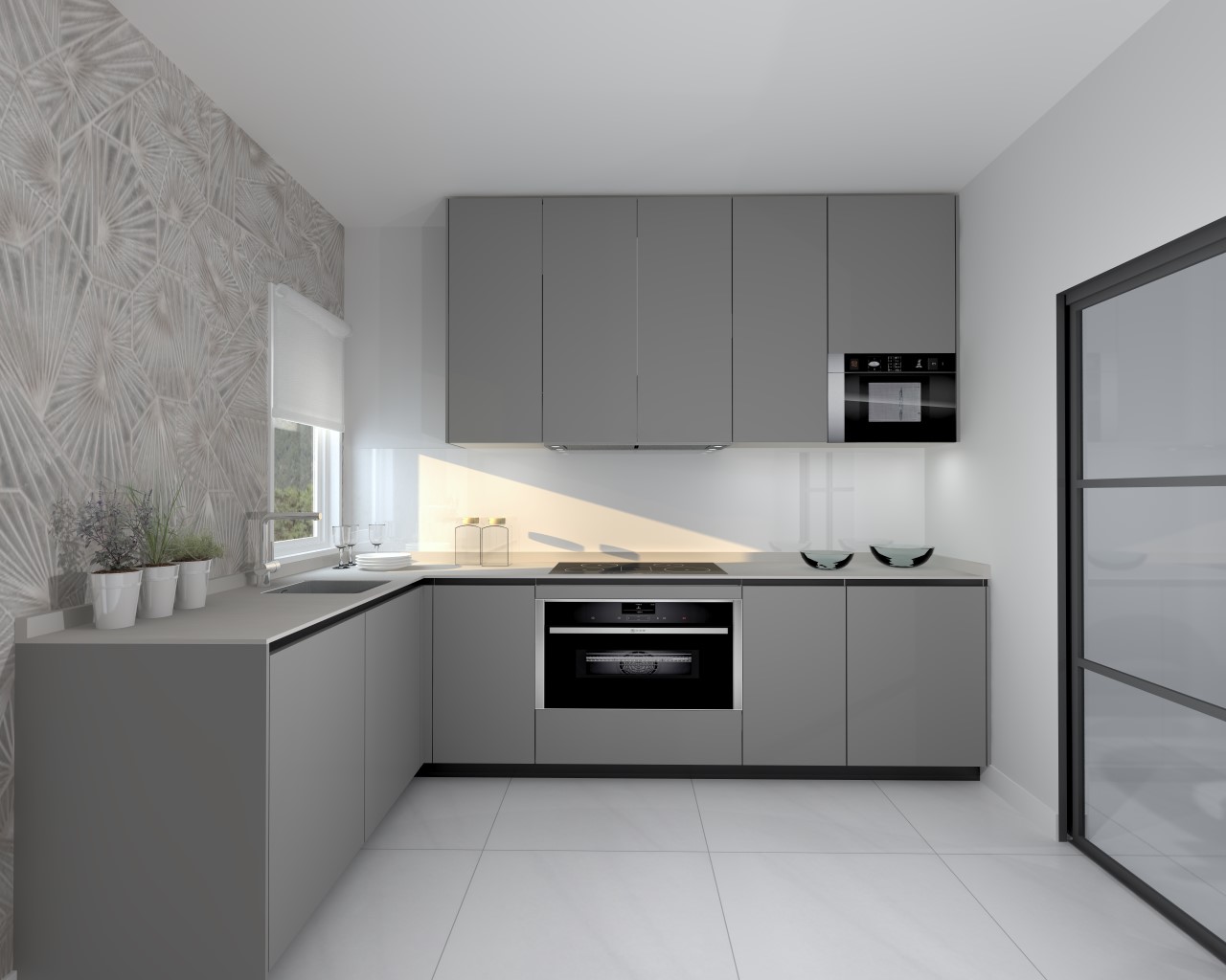 cocina gris cocina gris