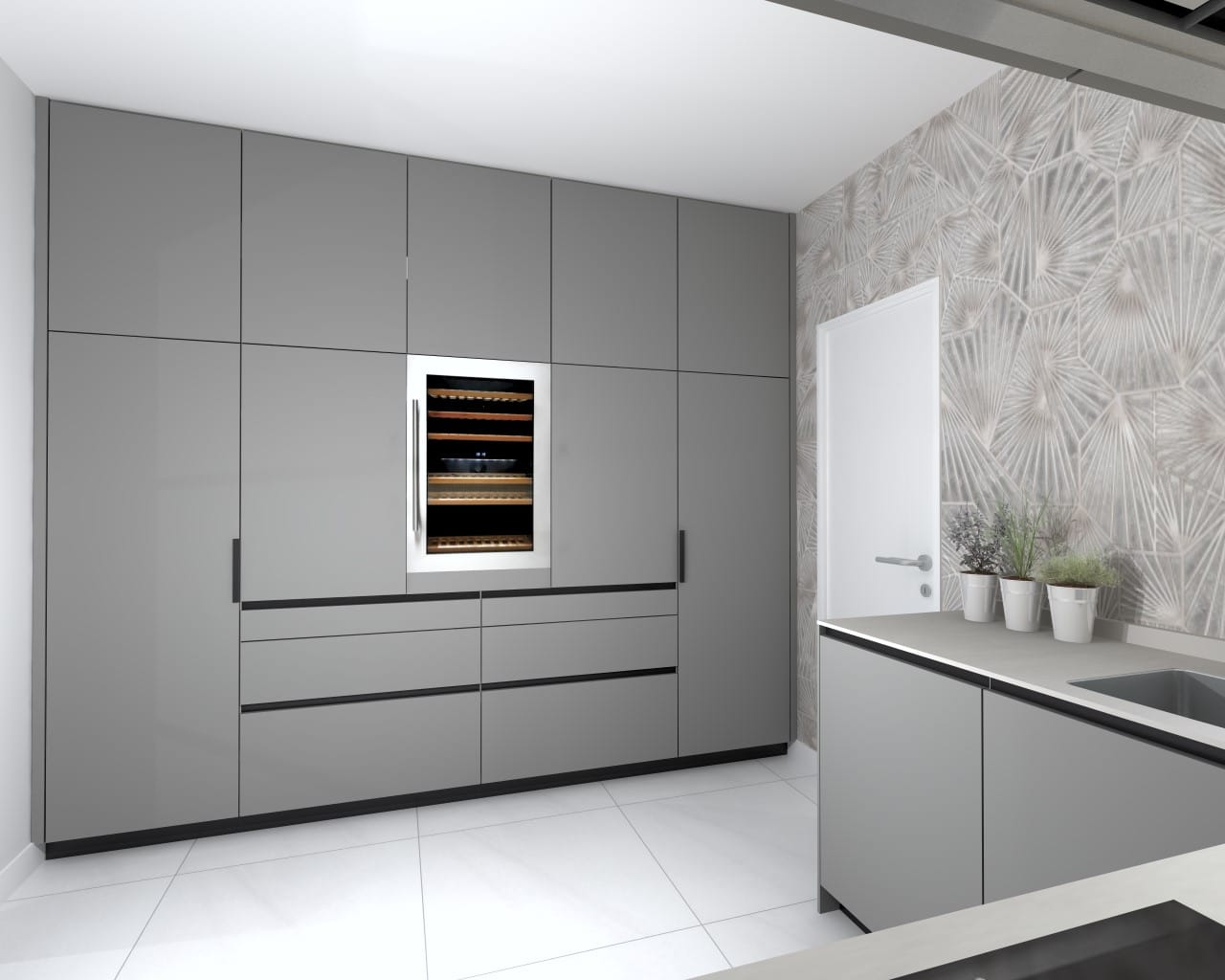 Cocina Santos Muebles En Gris Vis n Seda Cocina Santos Muebles En Gris Vis n Seda