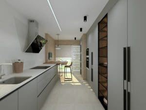 Cocina santos gris