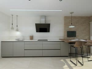 Cocina santos gris