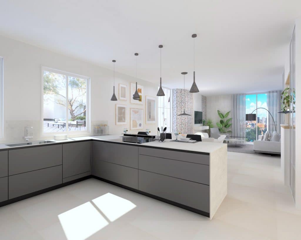 Cocina Santos Gris Antracita