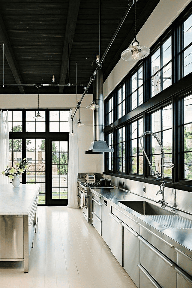Cocinas de estilo industrial