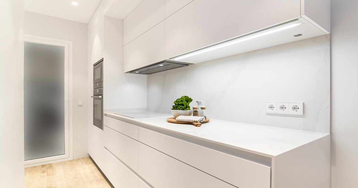 cocina blanca moderna