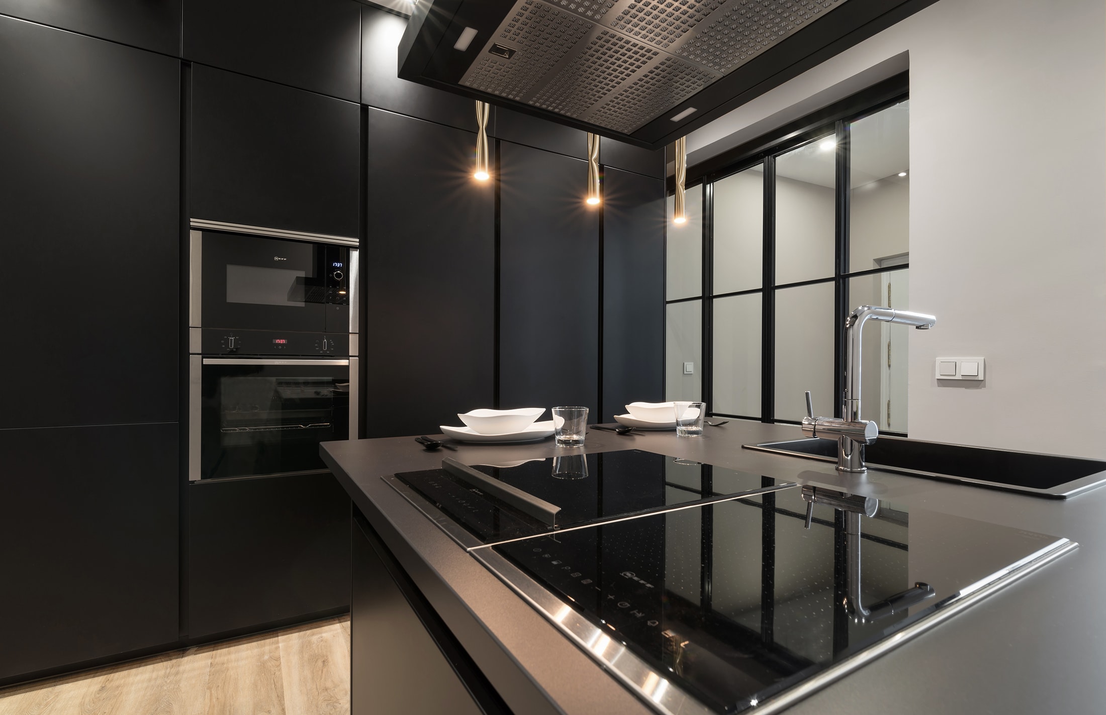 Muebles de Cocina en Madrid Acabado Negro