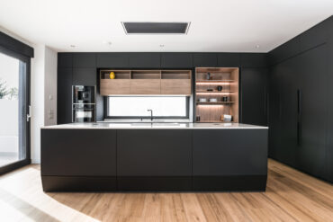 Las cocinas negras son tendencia