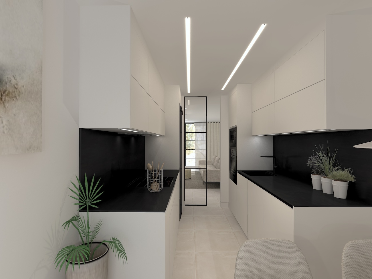 Cocina Santos SEFF en color blanco