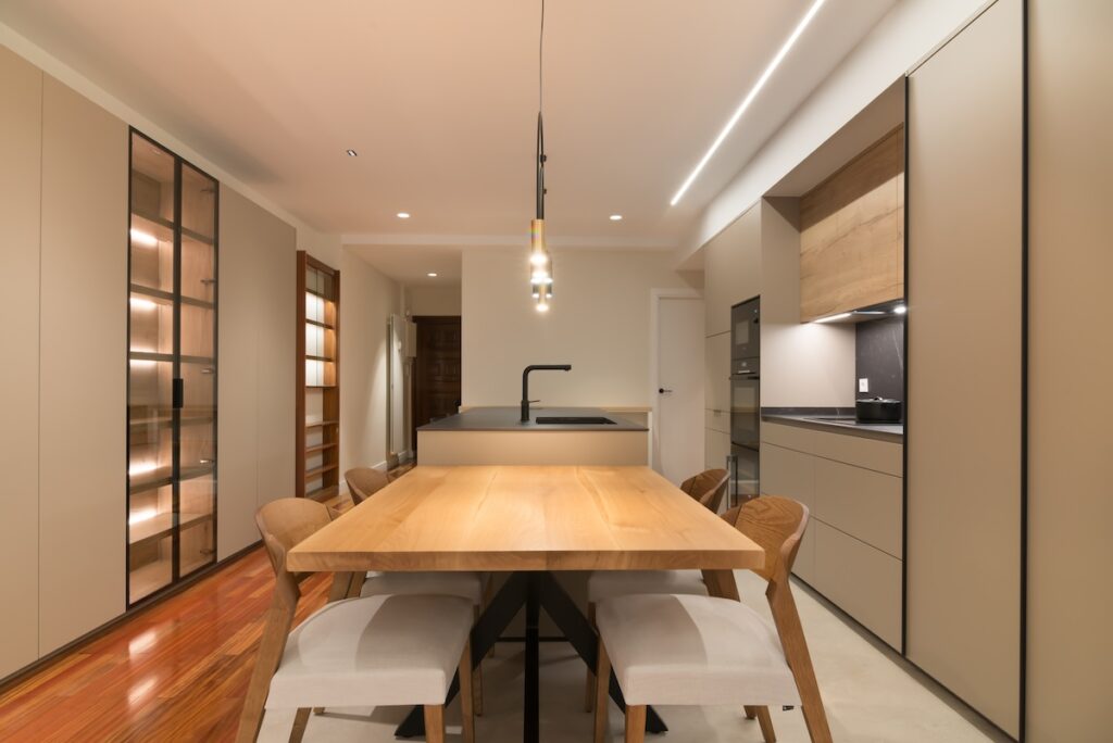 Cocina Santos abierta al salón