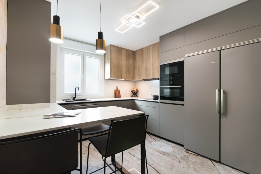 Cómo planificar una cocina ergonómica: la regla del triángulo de trabajo